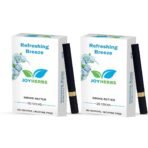 JOYHERBS Herbal Tobacco Free Nicotine Free Cigarettes (40 Sticks) Refreshing Breeze Flavor | 100% Pure and GMO Free, Ayurvedic Product - Made In India - Fast Shipping to USA & Canada