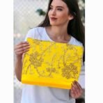 Xtore Beautiful Handmade Purse with Golden Work for Women (Pack of 1, Yellow) - Fast Shipping to USA & Canada - Image 5