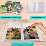 Sehaz Artworks Photo Album | Album for Photos Collection | Photo Album Book 6x8 Holds 100 Photos Lovable Memories - Fast Shipping to USA & Canada - Image 4