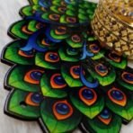 Webelkart Premium Decorative Peacock Set of 2 Tea Light Candle Holder for Home and Dining Table Decor/Tealight Candle Holder for Diwali Decor (6.5 inches) - Fast Shipping to USA & Canada - Image 4