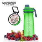 Xtore BPA free Leak Proof 800ml Green Water Bottle for | School kids | Office | Sports - (Pack of 1) - Fast Shipping to USA & Canada - Image 4