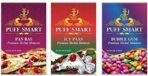 PUFF SMART Pan Ras, ICY Paan and Bubblegum Herbal Molasses (Set of 3) (100% Tobacco and Nicotine Free) - Fast Shipping to USA & Canada