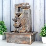 Global Grabbers Polyresin Table Top Indoor Outdoor Water Fall Fountain with LED Lights Home Decor Decoration Gift Gifting Items-A_ORG-SF31 - Fast Shipping to USA, Canada & India - Image 3