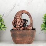 Global Grabbers Polyresin Table Top Indoor Outdoor Water Fall Fountain with LED Lights Home Decor Decoration Gift Gifting Items-A_COP-SF25 - Fast Shipping to USA, Canada & India - Image 2
