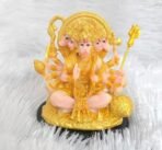 VRB Dec 1 Pcs Ganesha Idol Car Dashboard Idol Ganesha Murti Ganpati Idol for Home Decor Statue Gift for Office Desk Puja Room Figurine Office Desk, House Warming. (Hanuman ji Model 1) - Fast Shipping to USA & Canada - Image 3