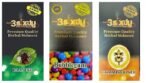 PUFF SMART Paan 360, Comm. and Bubblegum Herbal Molasses (Set of 3) (100% Tobacco and Nicotine Free) - Fast Shipping to USA & Canada