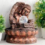 Global Grabbers Polyresin Table Top Indoor Outdoor Water Fall Fountain with LED Lights Home Decor Decoration Gift Gifting Items-A_COP-BL-SF37 - Fast Shipping to USA, Canada & India - Image 4