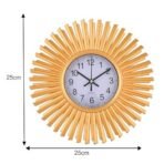 Xtore Modern Round Wall Clock with Luxurious Golden Finish (Pack of 1, Gold) - Fast Shipping to USA & Canada - Image 4