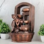 Global Grabbers Polyresin Table Top Indoor Outdoor Water Fall Fountain with LED Lights Home Decor Decoration Gift Gifting Items-A_COP-BG27 - Fast Shipping to USA, Canada & India - Image 3