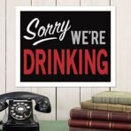 Sehaz Artworks Home Decor Items | Wall Decor | Living Room Decorative Items | Room Decor | WerDrinking' Rust Looks Wall Sign for Wall Decoration Tin Sign (MDF, 30 cm x 20 cm x 0.3 cm) - Fast Shipping to USA & Canada - Image 2