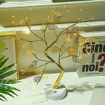 One94Store Bonsai Trees Lamp, DIY Artificial Tree Lamp with 72 Leafs Led,Touch Switch,Fairy Light Spirit Powered by USB Or Battery for Christmas Desktop Indoor Decoration Night Light - Plastic - Fast Shipping to USA & Canada - Image 4