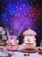 One94Store Night Light Rabbit Sky Projector for Kids - 360? Rotating Lamp with 6 Films, 5 Colours, 1200mAh Rechargeable Battery, Bedroom & Office Decor, Birthday Gift for Children - Fast Shipping to USA & Canada - Image 4