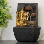 Global Grabbers Polyresin Table Top Indoor Outdoor Water Fall Fountain with LED Lights Home Decor Decoration Gift Gifting Items-GOL_BRO-SF21-(000) (MINI, GOL_BRO-SF21) - Fast Shipping to USA, Canada & India - Image 4