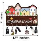 Webelkart Premium Good to Be Home Wooden Key Holder for Home/Office Decor/Key Hanger for Wall Decor,Home Designer Key Holder Decorative Item for Home - Fast Shipping to USA & Canada - Image 3