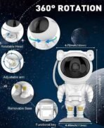 One94Store Astronaut Galaxy Projector Night Light - 360? Rotating Nebula Star Projector with Remote Control, Timer & Adjustable Head - Space Lamp for Kids? Bedroom, Gifts, Gaming Room, Home & DECOR - Fast Shipping to USA & Canada - Image 5