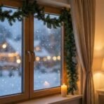 CraftVatika Christmas Garland for Home Decorations, 7.2ft/Feet for Xmas Home, Christmas String Garland for Door, Staircase, Tree, Xmas Tree Garlands Long String for Office Tree Decorations - Fast Shipping to USA & Canada - Image 2