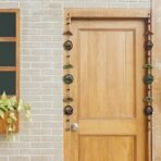 JaipurCrafts Handcrafted Rajasthani Colored Elephant & Bells Design Wall Hanging Decorative Showpiece - 34 Inch (Wood) Pack of 2 - Fast Shipping to USA & Canada - Image 4