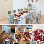VRB DecTM 1pcs Christmas Table Runner Cloth for 6 Seater/Theme (12x68 inches) Table Runner for Dining Table,Christmas,Xmas,Decorations Items,Gift (Design 1) - Fast Shipping to USA & Canada - Image 4