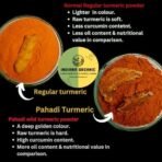 Indiana organic Pahadi Wild Turmeric Powder Haldi powder | 200 gram | High Curcumin & Oil Content | Unprocessed and Organic Haldi Powder | Sourced fromKumaon Hills, Uttarakhand | Chemical-Free | Freshly Ground Packed On Order - Fast Shipping to USA & Canada - Image 2