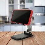 Xtore Universal Mobile and Tablet Tabletop Holder with Multi Angle Adjustment, Super Compact Design (Cool Black) - Fast Shipping to USA & Canada - Image 5
