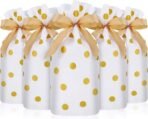 VRB Dec 40Pcs Return Gift Bags - Potli Bags, Return Gift Bags for Kids Birthday - Gift Packing Bags - Goodie Bag for Return gifts - goodie bags - gift pouches for return gifts - guddy bags for return gifts (40Pcs Polkadot Ribbon Bag) - Fast Shipping to USA & Canada