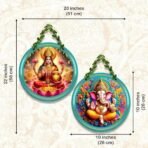 Sehaz Artworks Pooja Room Decoration Items | Temple Decoration Items | Mandir Decorations Items for Home | Home Decor Items for Hall | Wall Decor Items - Fast Shipping to USA & Canada - Image 3