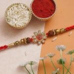 Webelkart |Combo Of 4 Rakhi For Brother Bhaiya Bhabhi And Kids with Beautiful Rakshabandhan Greetings Card//Krishna Rakhi/Rakhi Gifts For Brother Bhaiya Bhabhi Rakhi| - Fast Shipping to USA & Canada - Image 4