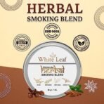 White Leaf Premium Herbal Smoking Mixture Blend 100% Tobacco & Nicotine Free 30 gram - Organic Ayurvedic Herbs Mixed(Herbal Smokes - No nicotine/No Tobacco) With Black Royal Classic Wooden Smoking Pipe - Fast Shipping to USA & Canada - Image 5