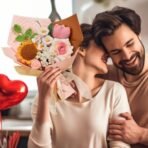 VRB Dec 1 Pcs Artificial Sunflower Teddy Crochet Flower Bouquet/Artificial Flowers Bunch/Crochet Flowers/Gift for Girls Home Decor,Gifting,etc. (Big Pink Sunflower Crochet Bouquet) - Fast Shipping to USA & Canada - Image 3