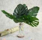 VRB Dec Artificial Plant Big Palm Leaves for Decoration Items for Living Room Craft Decorative Table Top Indoor Plants for Office Desks & Counters (Green) (Pack of 12 Pcs) - Fast Shipping to USA & Canada - Image 4