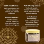 Shemade Pure Dhuni Powder (Loban) 100g | Natural Benzoin Resin for Puja, Havan & Meditation | Traditional Ayurvedic Dhoop for Aromatherapy, Air Purification & Spiritual Use - Fast Shipping to USA & Canada - Image 4