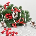 VRB Dec TM 5 Mtrs Artificial Pearls Bead Moti Pearls Bead Chain for Jewellery Making, Beads for Bracelet Making, Resin Art,Beads, Crafting, Scrap Booking and Embroidery DIY Craft (10 MM, 5 MTR), White - Fast Shipping to USA & Canada - Image 3