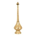 Brass Bottle for Gangajal || Perfume Gulab Pash Sprinklers Gangajal Spray Bottle for Home Temple Pooja (19 cm, 1) - Fast Shipping to USA & Canada