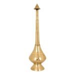 Brass Bottle for Gangajal || Perfume Gulab Pash Sprinklers Gangajal Spray Bottle for Home Temple Pooja (19 cm, 1) - Fast Shipping to USA & Canada