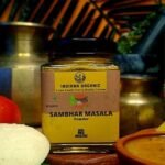 Indiana Organic Sambar Masala Powder -150 gram | No Onion & Garlic | Freshly Pack on Order | Zero Added Colours, Fillers, Additives & Preservatives - Fast Shipping to USA & Canada