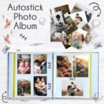 Sehaz Artworks Album for Photos Collection | Auto Stick Album for Photos | Self Adhesive Photo Album Book for Photos Collection - 20 Sheets - Fast Shipping to USA & Canada - Image 4