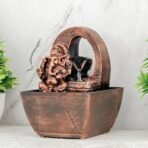 Global Grabbers Polyresin Table Top Indoor Outdoor Water Fall Fountain with LED Lights Home Decor Decoration Gift Gifting Items-A_COP-SF25 - Fast Shipping to USA, Canada & India - Image 3