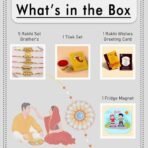 CraftVatika Rakhi Set of 5 Magnet Gift Combo for Brother Boy Men Kids, Rakhi with Magnet Gift, Dildar Bhai, Moody Bhai, Pyara Bhai, Best Brother Bhai Rakhi, Fridge Magnet for Door Decor - Fast Shipping to USA & Canada - Image 3