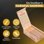 Nirdosh Natural Dhoompan Premium Flavour | Pack Of 10 Sticks |100% Tobacco Nicotine Free | Refreshing & Aromatic Smoking Experience - Fast Shipping to USA & Canada - Image 4