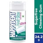 Happydent White, Xylitol Sugarfree Spearmint Flavour, Chewing Gum Pocket Bottle, 24.2 g, 22 pc - Fast Shipping to USA & Canada - Image 3
