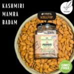 Indiana Organic - Mamra Badam | Kashmiri Badaam Giri | Single origin almonds | Unpolished & Unprocessed | Packed on order - 200 gram | Packed in glass jar | Harvest - Latest Aug 2025 - Origin kashmir - Fast Shipping to USA & Canada