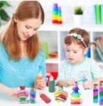 VRB DecTM 6 Pcs Rangoli Colour Powder Diwali Decoration Items for Home Decor/Rangoli Colours for Floor/Home Diwali/Navratri/Pongal/Pooja/Mandir Decor Creativity Ceramic (Pack of 6 Bottles - 80g Each) - Fast Shipping to USA & Canada - Image 2