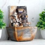 Global Grabbers Polyresin Table Top Indoor Outdoor Water Fall Fountain with LED Lights Home Decor Decoration Gift Gifting Items-A_ORG-SF21 - Fast Shipping to USA, Canada & India - Image 4
