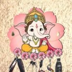 Webelkart Premium Printed Wooden Cute Ganesha Key Holder for Home/Office Decor, Key Hanger for Wall Decor. (10" Inches) - Fast Shipping to USA & Canada - Image 5
