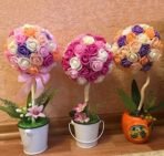 VRB Dec Artificial Small Foam Flowers Fake Foam Water Floating Flowers for Pooja Thali, Festival and Events, Home, Table, Badroom, Pooja Room, Diwali Decoration Items and DIY Craft (Dark Pink, 50) - Fast Shipping to USA & Canada - Image 3