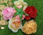 VRB Dec 12 Pcs Artificial Pheony/Dahlia/Rose Flowers Fake Water Floating Flowers for Pooja Thali, Festival and Events, Home Decor,Diwali Decoration Items and DIY(Multicolor) (Big Pheony - 12 Pcs) - Fast Shipping to USA & Canada - Image 4
