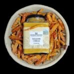 Indiana organic Yellow chilli powder from Almora Uttarakhand | Authentic famous Lakhori Chilli | Stemless | Authentic | 2025 Harvest | peeli mirch | pili mirch - 200 gram (Yellow chilli powder) - Fast Shipping to USA & Canada