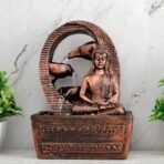 Global Grabbers Polyresin Table Top Indoor Outdoor Water Fall Fountain with LED Lights Home Decor Decoration Gift Gifting Items-A_COP-S2 - Fast Shipping to USA, Canada & India - Image 2