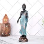 Global Grabbers New Standing Buddha Statue showpiece Idol Home Decor Items for Living Room and Gifts (BLU_BLK-DB8) - Fast Shipping to USA, Canada & India - Image 3