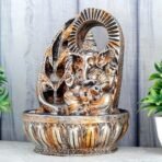 Global Grabbers Polyresin Table Top Indoor Outdoor Water Fall Fountain with LED Lights Home Decor Decoration Gift Gifting Items-A_ORG-SF101 - Fast Shipping to USA, Canada & India - Image 3